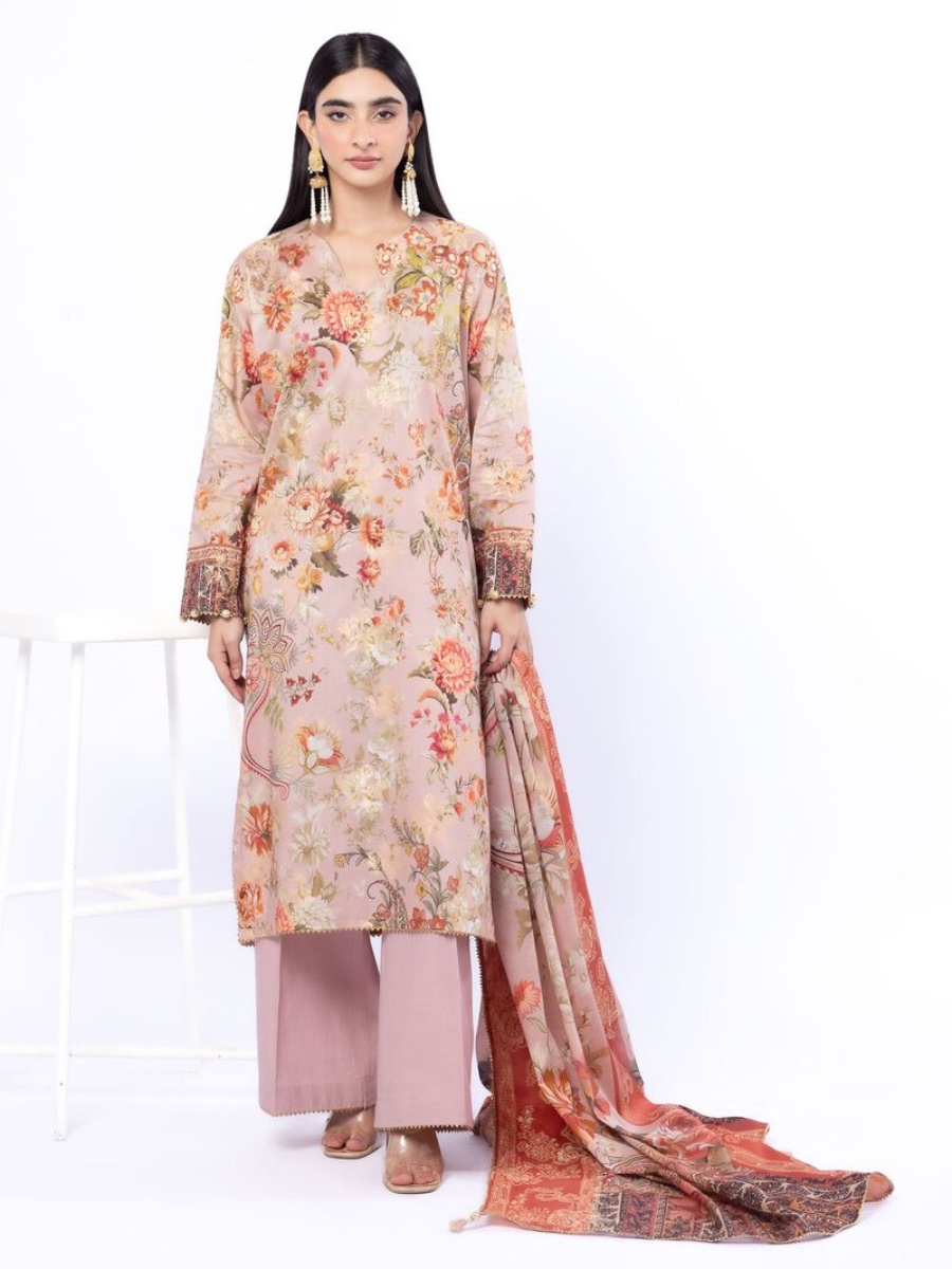 PRINTED JACQUARD SUIT 3 PC