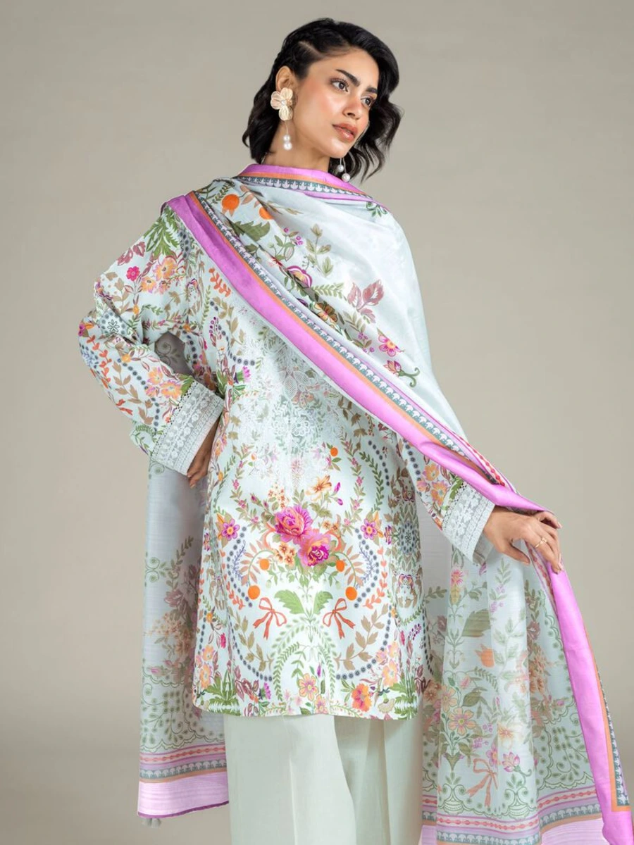 EMBROIDERED JACQUARD SUIT 3 PC
