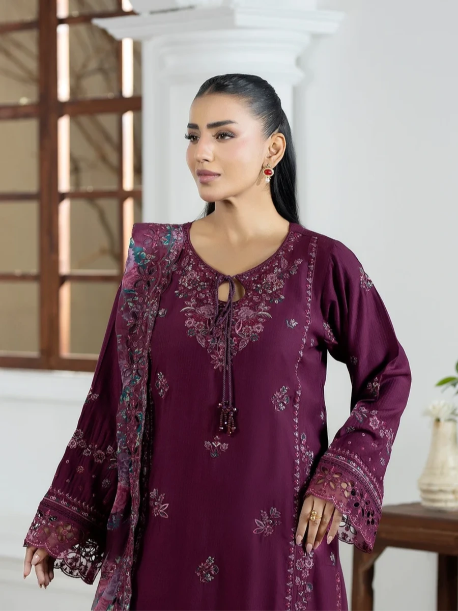 EMBROIDERED FORMAL SUIT 3 PC