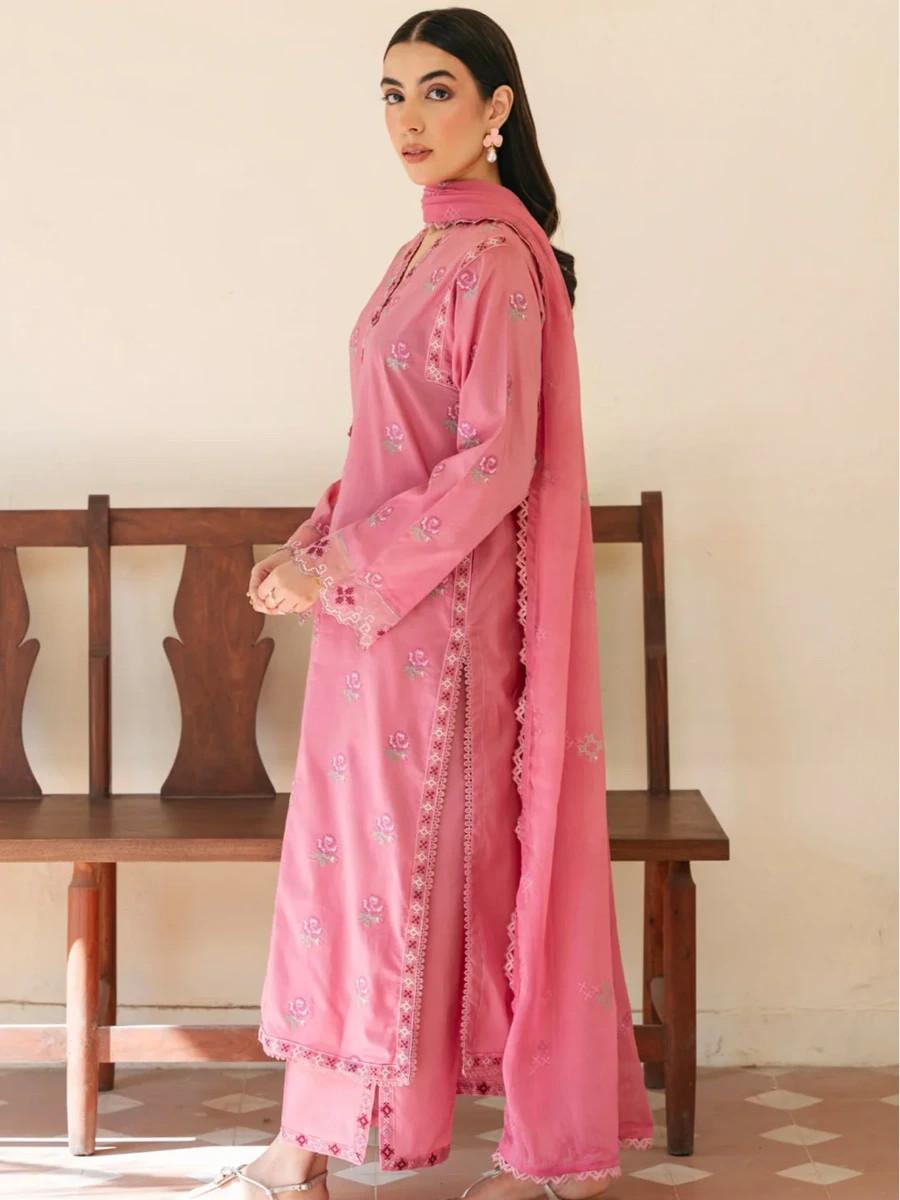 DUNE EMBROIDRED COTTON SUIT 3 PC