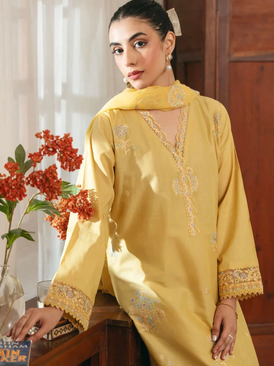 DAWN EMBROIDERED SUIT 3 PC