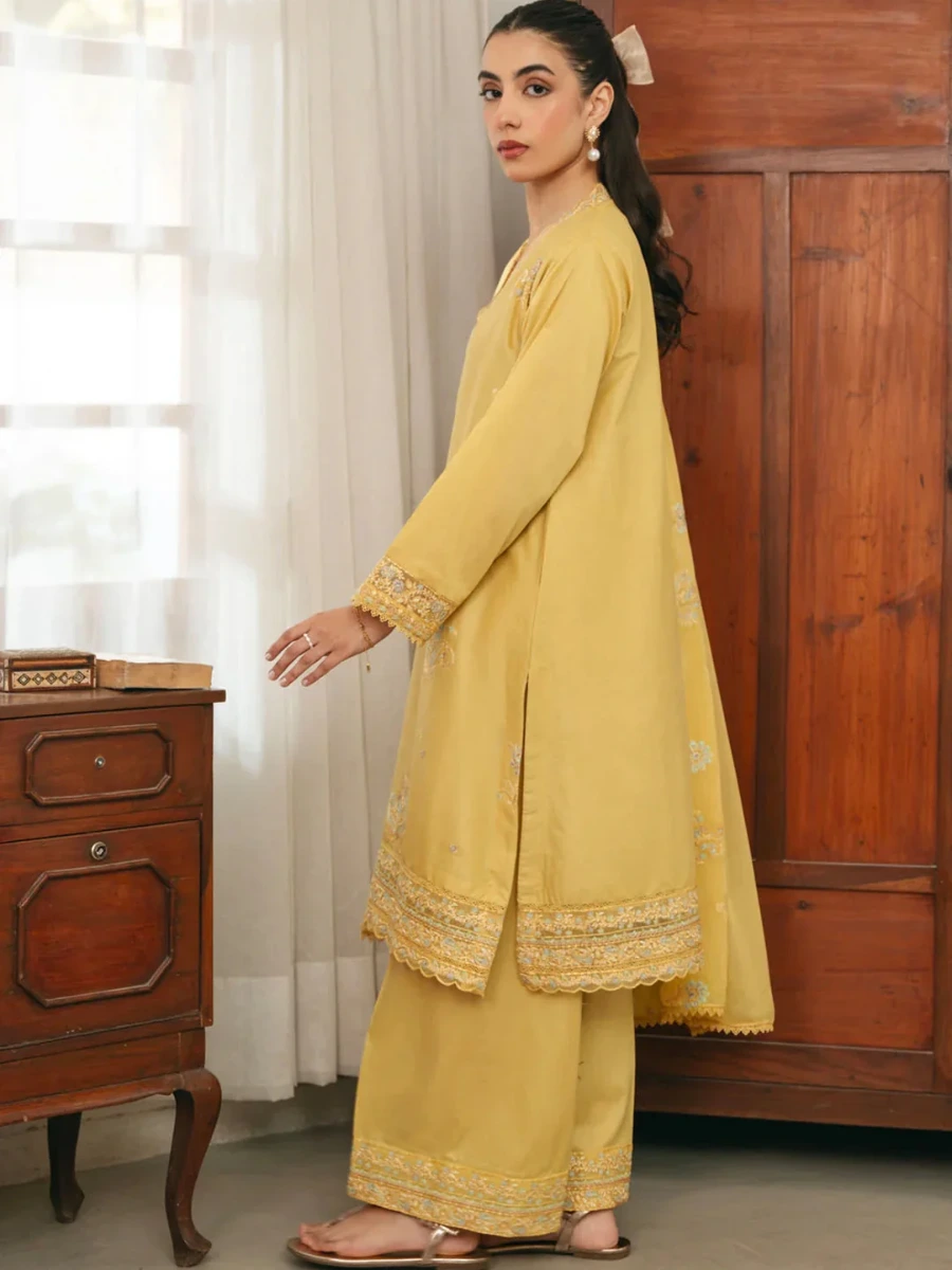 DAWN EMBROIDERED SUIT 3 PC