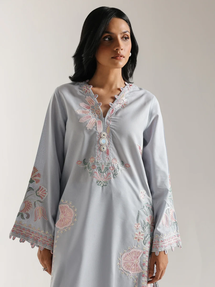 EMBROIDERED SUIT 3 PC