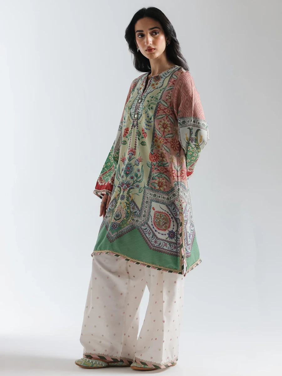 EMBROIDERED SUIT 2 PC