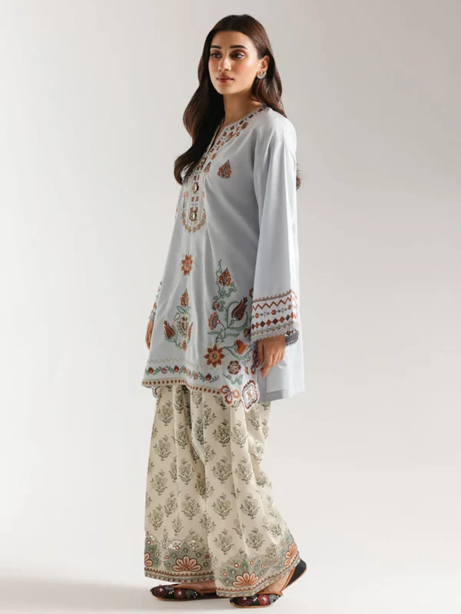 EMBROIDERED SUIT 2 PC