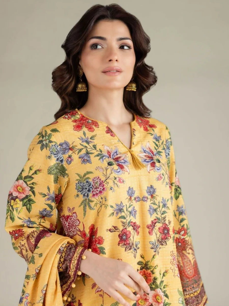 PRINTED MESURI DOBBY SUIT 3 PC